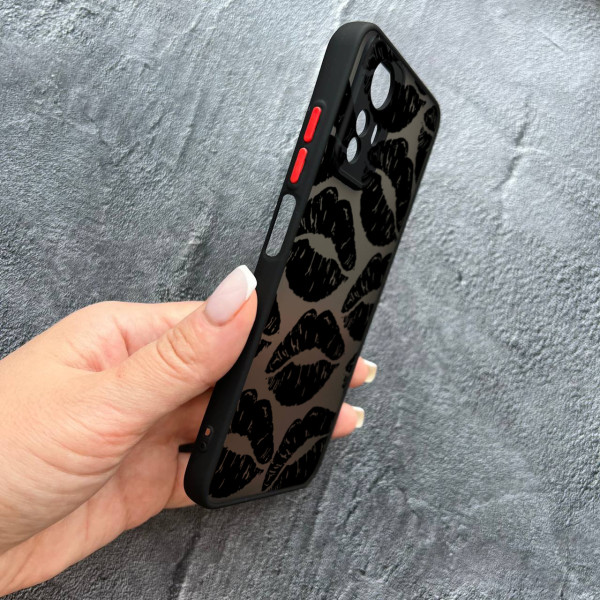 Чохол для Xiaomi Redmi Note 12S чорні губи