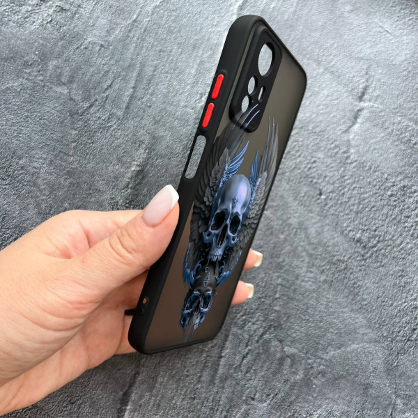 Чохол для Xiaomi Redmi Note 12S череп з крилами