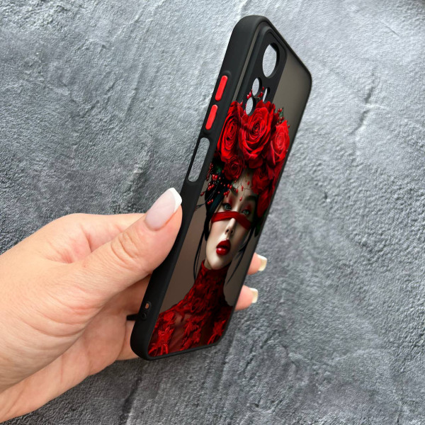 Чохол для Xiaomi Redmi Note 12S дівчинка зі стрічкою