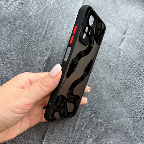 Чохол для Xiaomi Redmi Note 12S змія чорна