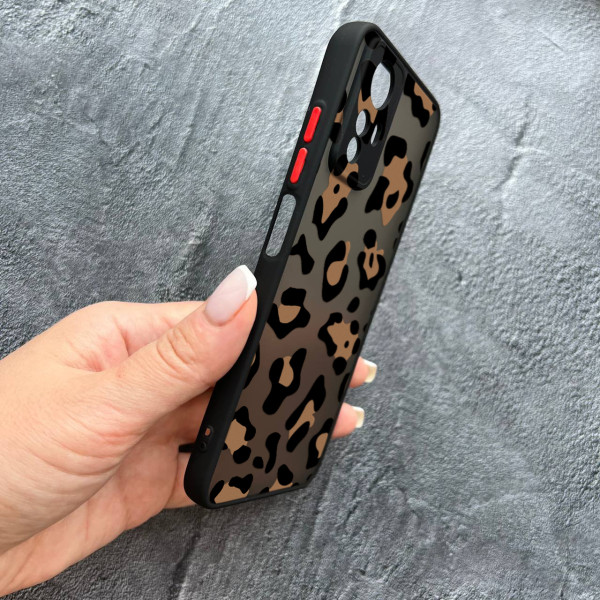Чохол для Xiaomi Redmi Note 12S леопард шоколадний