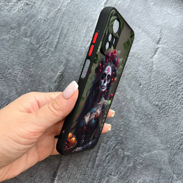 Чохол для Xiaomi Redmi Note 12S Санта-Муерте з листями