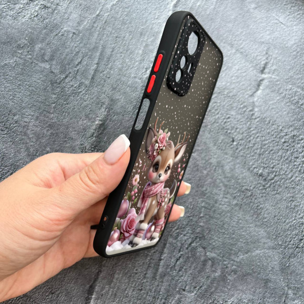 Чохол для Xiaomi Redmi Note 12S новорічне оленятко