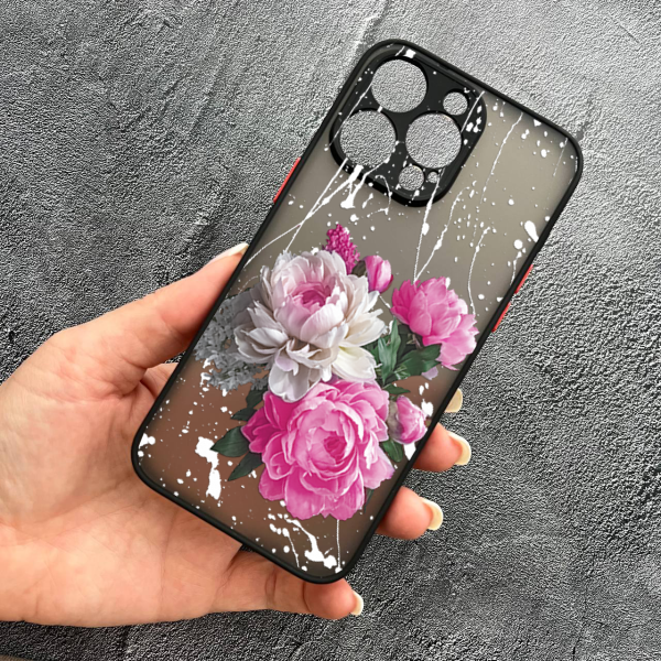 Чохол для iPhone 15 Pro Max півонії класичні