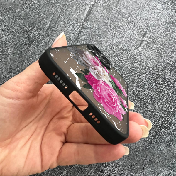 Чохол для iPhone 15 Pro Max півонії класичні