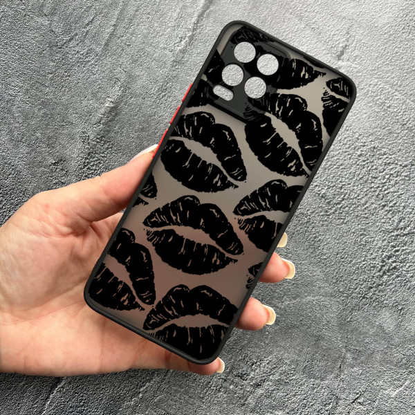Чохол для Realme 8 / 8 Pro чорні губи