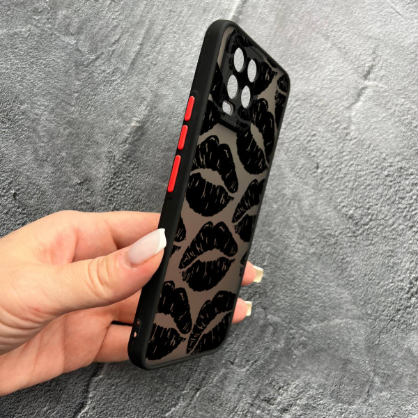 Чохол для Realme 8 / 8 Pro чорні губи