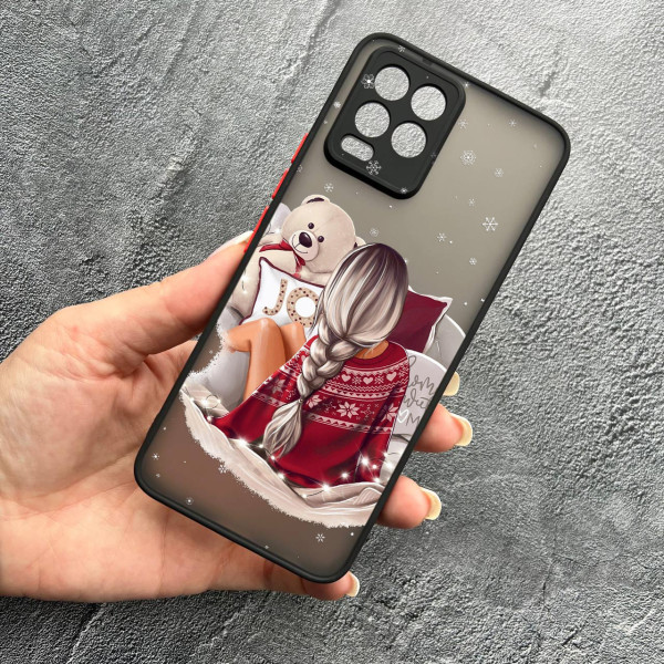 Чохол для Realme 8 / 8 Pro дівчинка новорічний