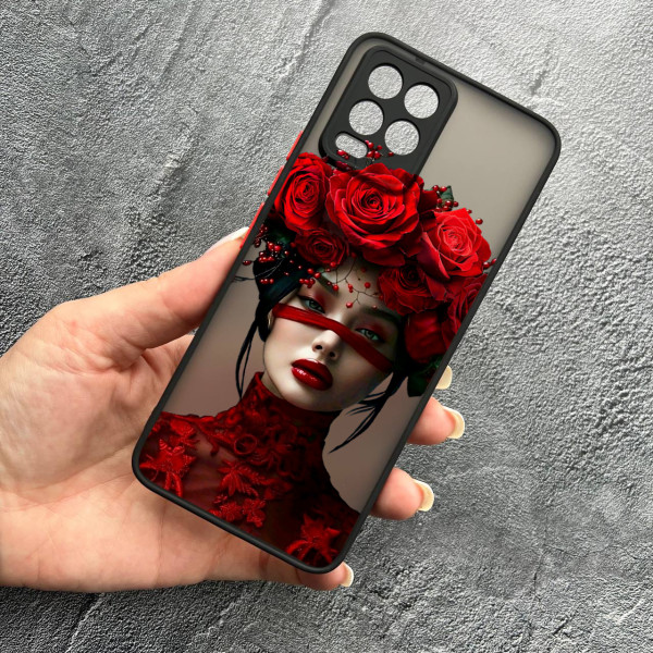 Чохол для Realme 8 / 8 Pro дівчинка зі стрічкою