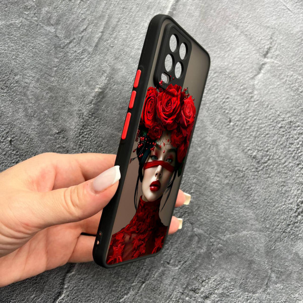 Чохол для Realme 8 / 8 Pro дівчинка зі стрічкою