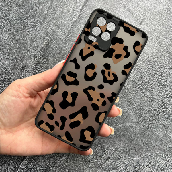 Чохол для Realme 8 / 8 Pro леопард шоколадний