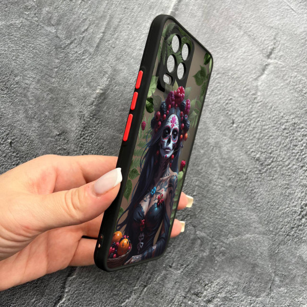 Чохол для Realme 8 / 8 Pro Санта-Муерте з листями