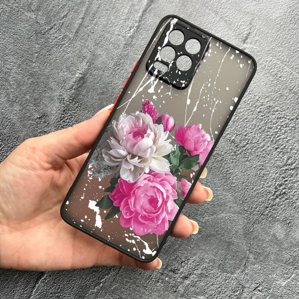 Чохол для Realme 8 / 8 Pro півонії класичні