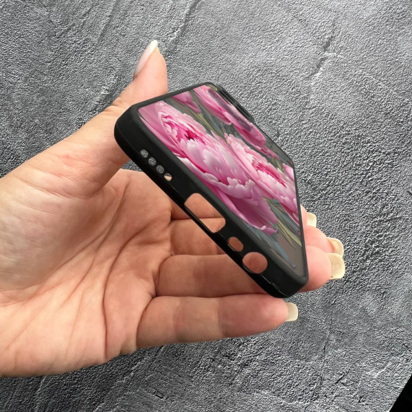 Чохол для Realme 8 / 8 Pro півонії крупні