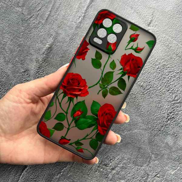 Чохол для Realme 8 / 8 Pro червоні троянди