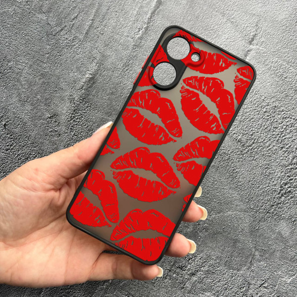 Чохол для Realme 10 червоні губи