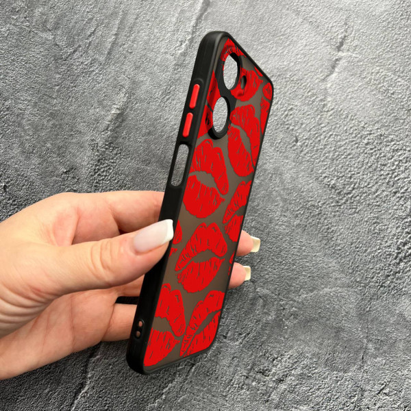 Чохол для Realme 10 червоні губи