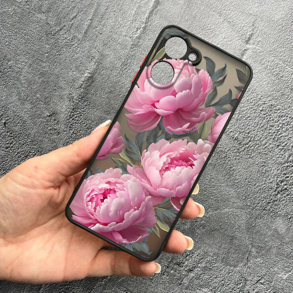 Чохол для Realme 10 півонії крупні