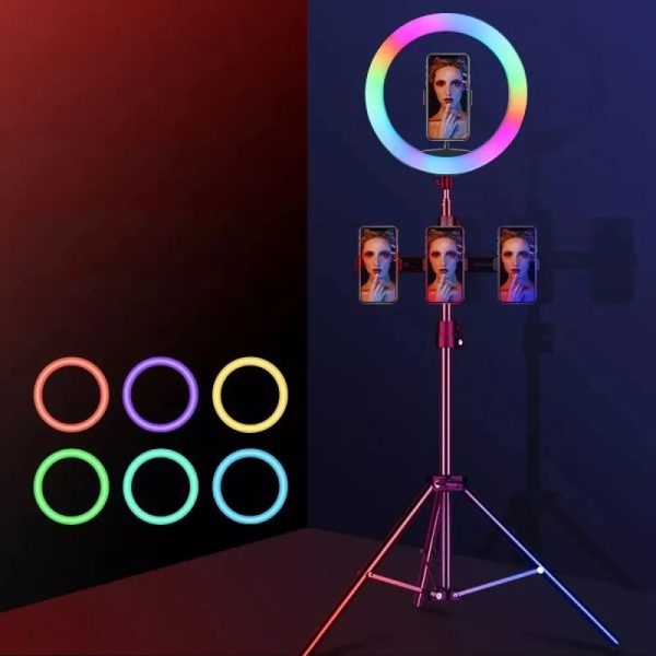 Кольцевая лампа для телефона RGB LED 36 cm