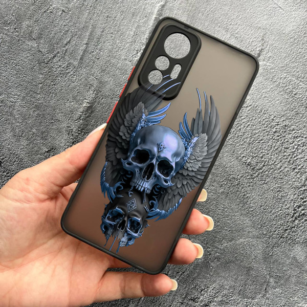 Чохол для Xiaomi 12 Lite череп з крилами