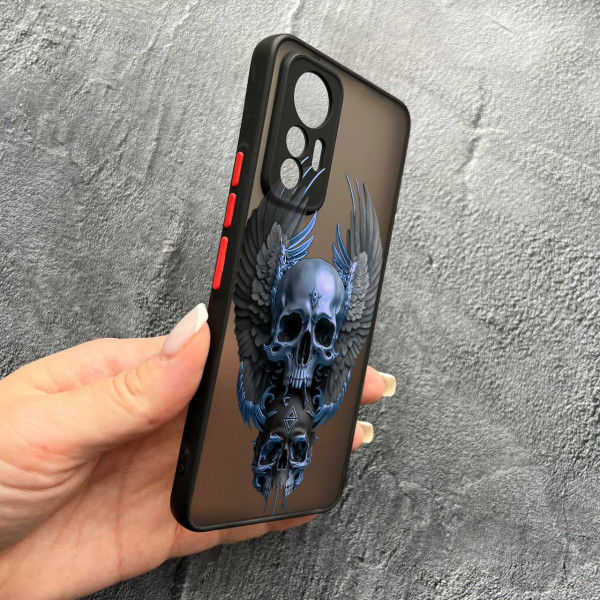 Чохол для Xiaomi 12 Lite череп з крилами