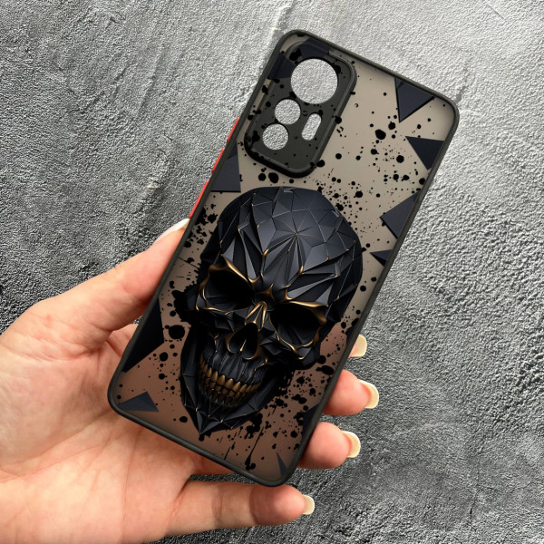Чохол для Xiaomi 12 Lite череп у кубі