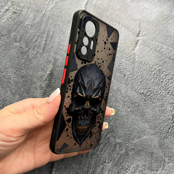 Чохол для Xiaomi 12 Lite череп у кубі
