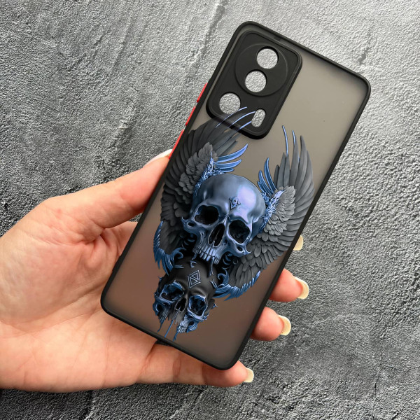 Чохол для Xiaomi 13 Lite череп з крилами