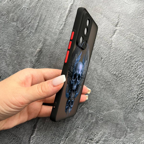 Чохол для Xiaomi 13 Lite череп з крилами