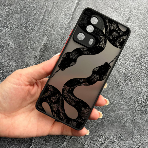 Чохол для Xiaomi 13 Lite змія чорна