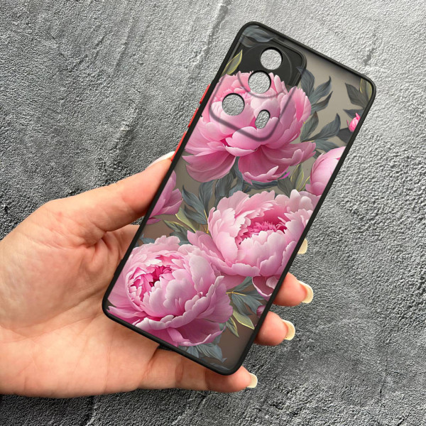 Чохол для Xiaomi 13 Lite півонії крупні