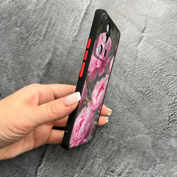 Чохол для Xiaomi 13 Lite півонії крупні