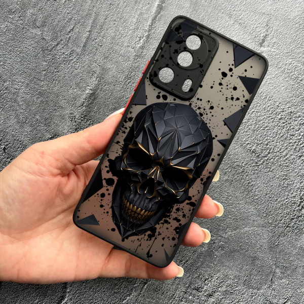 Чохол для Xiaomi 13 Lite череп у кубі