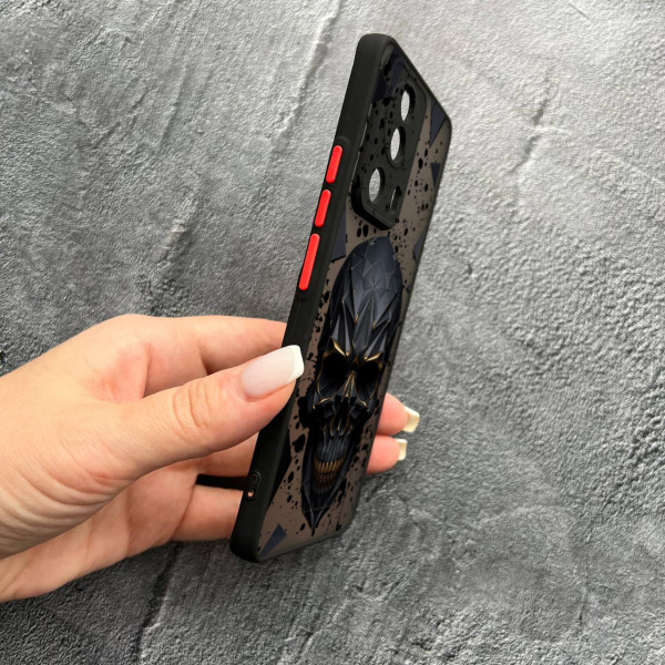 Чохол для Xiaomi 13 Lite череп у кубі
