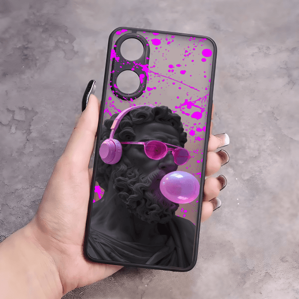 Чехол для Oppo Reno 8T 4G Давид с жвачкой