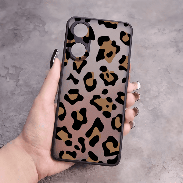 Чехол для Oppo Reno 8T 4G леопард шоколадный