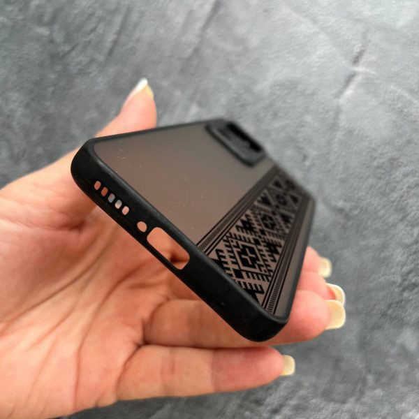 Чохол для Xiaomi 12T / Xiaomi 12T Pro вишиванка чорна оригінальна