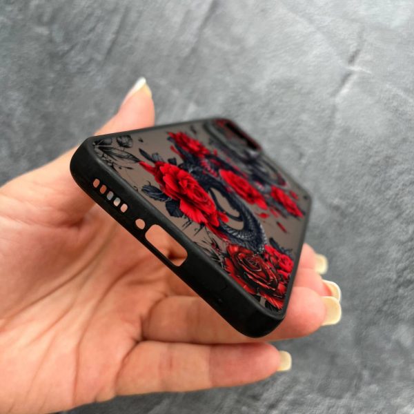 Чехол для Xiaomi 12T / Xiaomi 12T Pro змея в цветах