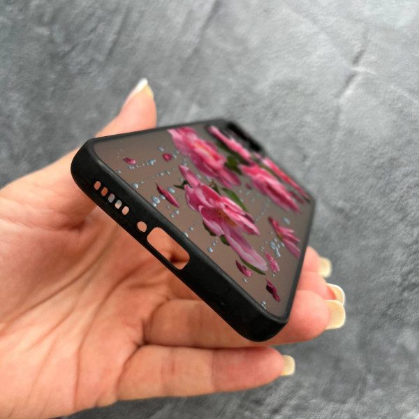 Чехол для Xiaomi 12T / Xiaomi 12T Pro пионы с дождем