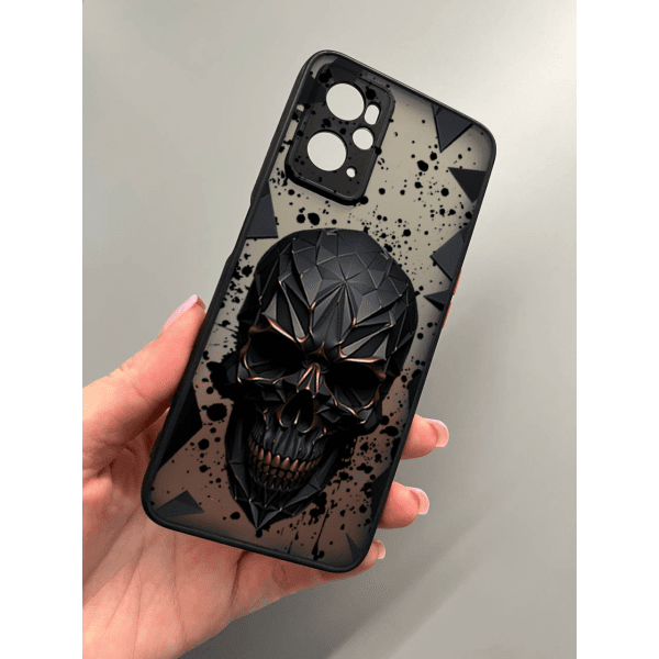 Чехол для Oppo A76 / A96 череп в кубе