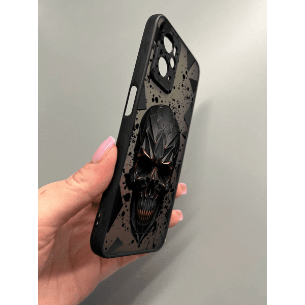 Чехол для Oppo A76 / A96 череп в кубе