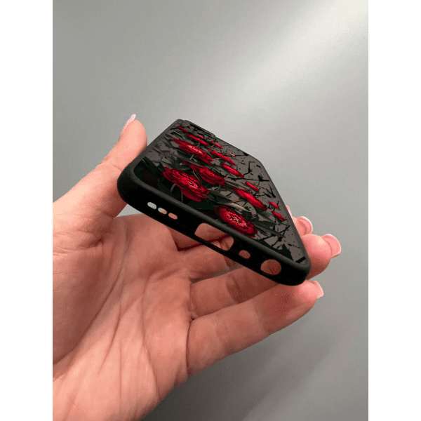 Чохол для Oppo A76 / A96 червоні півонії