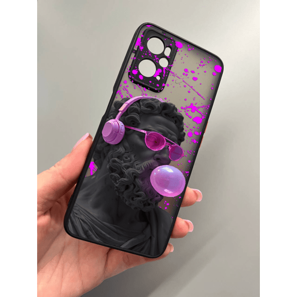 Чехол для Oppo A76 / A96 Давид с жвачкой