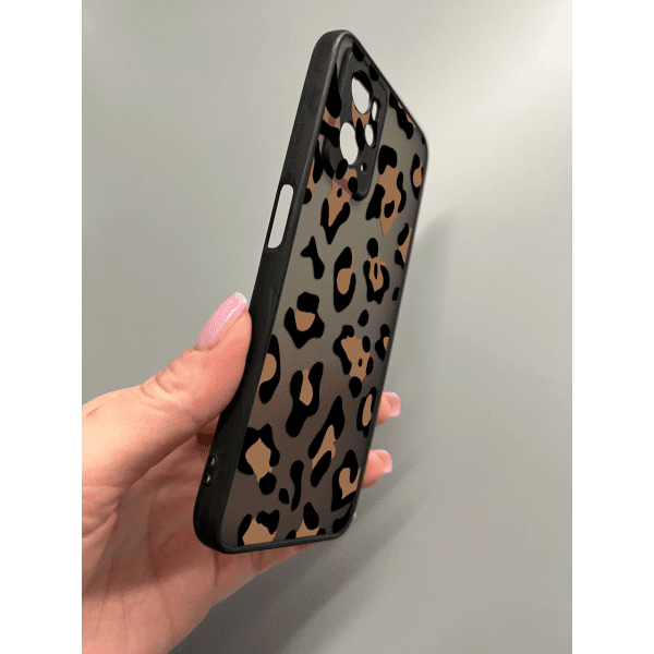 Чехол для Oppo A76 / A96 леопард шоколадный