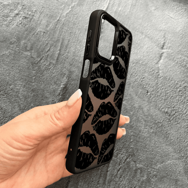 Чехол для Motorola G14 черные губы