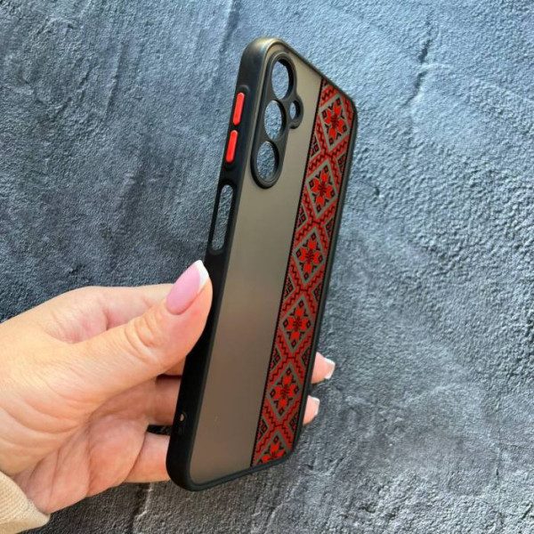 Чохол для Samsung Galaxy M34 з захистом камери вишиванка Київщина