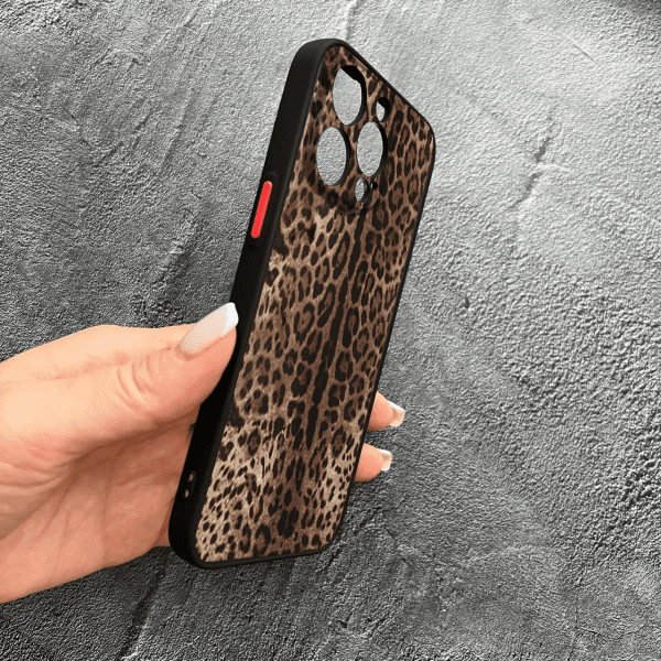 Чохол для iPhone 14 Pro Max з захистом камери леопард класичний