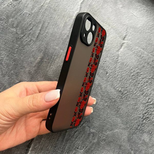 Чохол для iPhone 14 з захистом камери вишиванка Донеччина