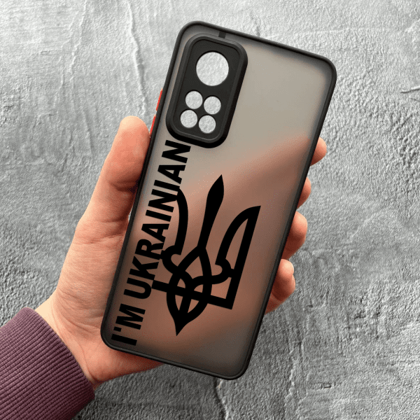 Чехол для Xiaomi Mi 10T / 10T Pro патриотический с защитой камеры I`m Ukrainian