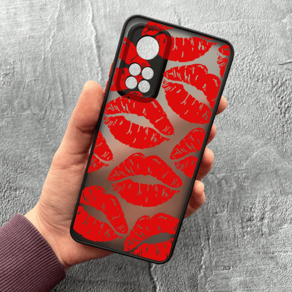 Чохол для Xiaomi Mi 10T / 10T Pro з захистом камери з червоними губами